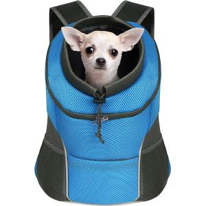 【並行輸入品】 YUDODO Dog Carrier Backpack Pet Dog Carrier Front Pack Breathable H