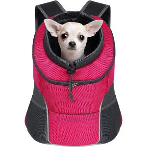 【並行輸入品】 YUDODO Dog Carrier Backpack Pet Dog Carrier Front Pack Breathable H