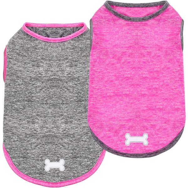 【並行輸入品】 KYEESE 2 Pack Dog Shirts Quick Dry Soft St...