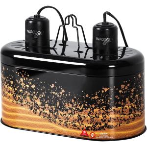 【並行輸入品】 WACOOL 爬虫類器具 ディープドーム デュアルランプ器具 光学リフレクターランプシェード 熱帯砂漠爬虫類ヒートランプ UVBライト