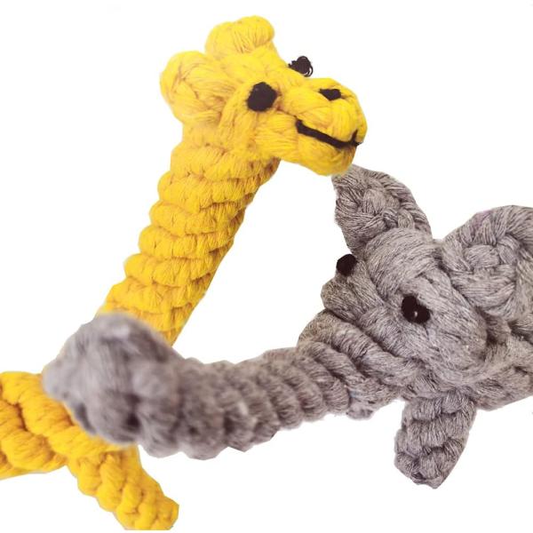 Aduck Pet Puppy Dog Cotton Rope Chew Toys for Teet...