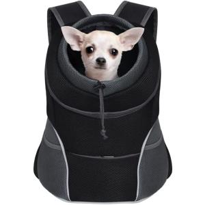 【並行輸入品】 YUDODO Dog Carrier Backpack Pet Dog Carrier Front Pack Breathable H