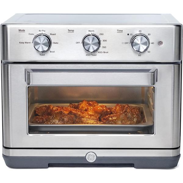GE Mechanical Air Fryer Toaster Oven + Accessory S...