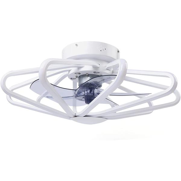TFCFL Enclosed Ceiling Fan 23” Bladeless Fan with ...