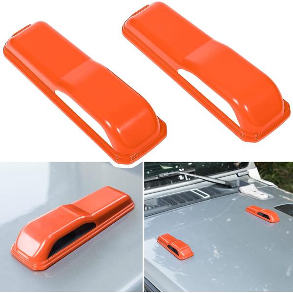 【並行輸入品】 Engine Hood Hinge Cover Trim Exterior Acce...