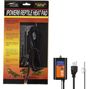 【並行輸入品】 iPower 6X8 Inch Reptile Heat Pad Under Tank Heater Terrarium Warmer