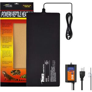 【並行輸入品】 iPower 8X18 Inch Reptile Heat Pad Under Tank Heater Terrarium Warme