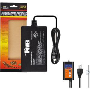 【並行輸入品】 iPower 4X7 Inch Reptile Heat Pad Under Tank Heater Terrarium Warmer