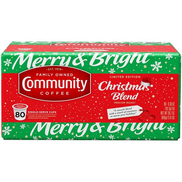 【並行輸入品】 Community Coffee Christmas Blend  Medium R...