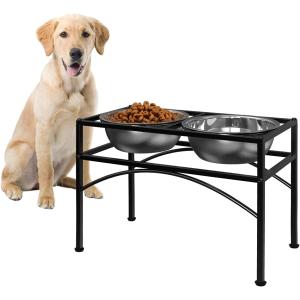 【並行輸入品】 大型犬用上昇ドッグボウル 14...の詳細画像5