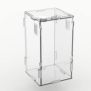 【並行輸入品】 BETAZOOER Acrylic Mini Reptile Tank Habitat Transparent Terrariums