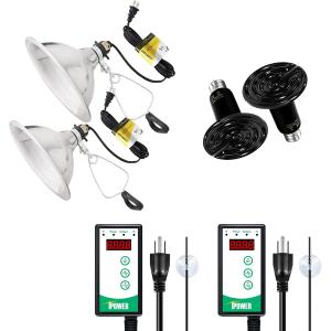 【並行輸入品】 Simple Deluxe 150W Reptile Ceramic Heat Bulb with 8.5 Inch Clamp La