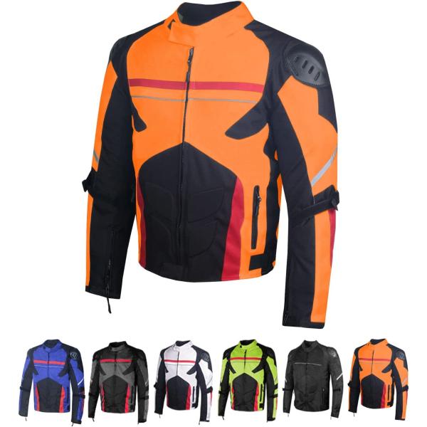 AirTrek Men Mesh Motorcycle Touring Waterproof Rai...