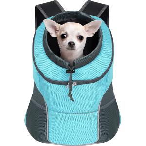 【並行輸入品】 YUDODO Dog Carrier Backpack Pet Dog Carrier Front Pack Breathable H