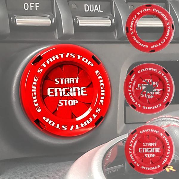 【並行輸入品】 Engine Start Stop Button Spin Push Start B...