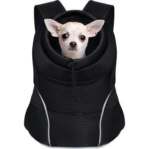 【並行輸入品】 YUDODO Dog Carrier Backpack Pet Dog Carrier Front Pack Breathable H