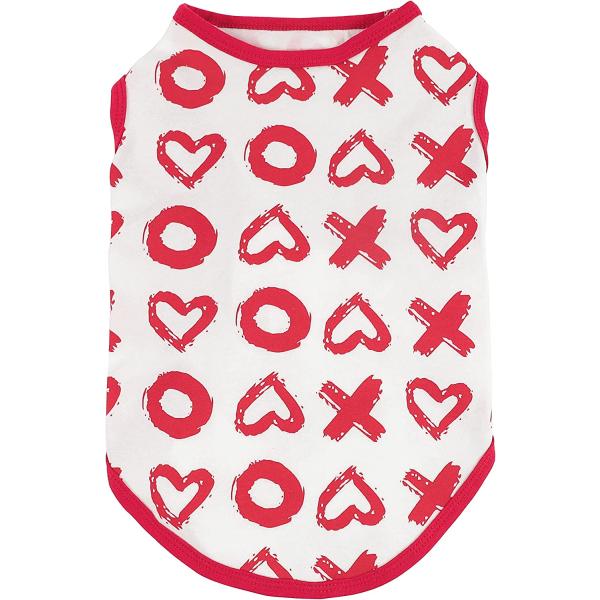 Fitwarm Valentines Day Dog T-Shirts XOXO Puppy Shi...