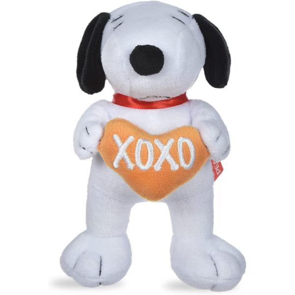 Peanuts for Pets Dog Toys Snoopy “XOXO” Plush Sque...