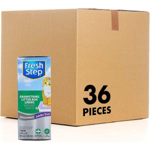 【並行輸入品】 Fresh Step Drawstring Large Litter Box Liners | Heavy Duty Liners f