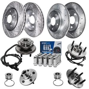 【並行輸入品】 Detroit Axle Brake Kit for 02 05 Ford Explorer Mercury Mountai