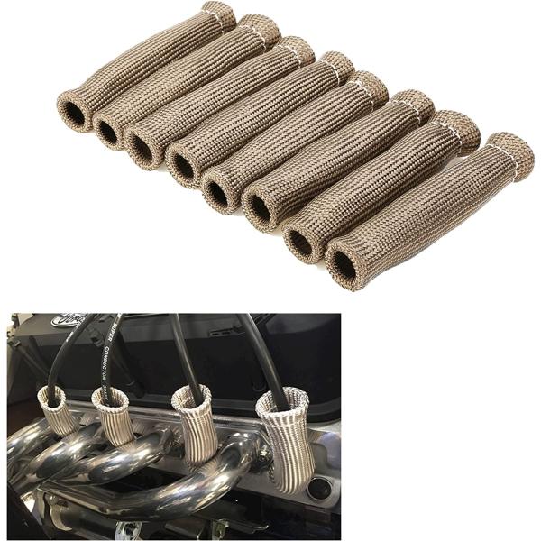 【並行輸入品】 Titanium Spark Plug Wire Boots Thermal Pro...