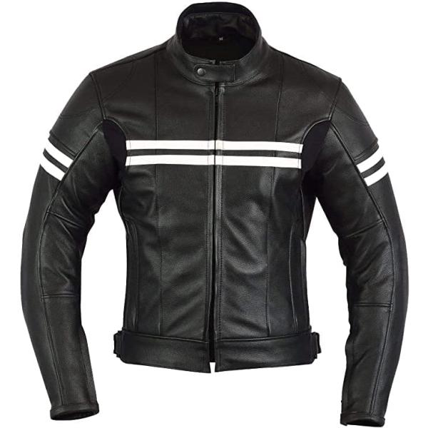 PROFIRST Pure Genuine Leather Men’s/Gents Motorbik...