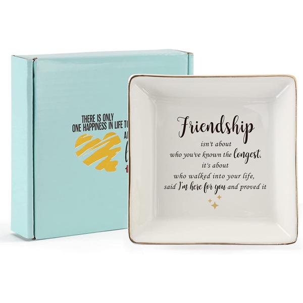 【並行輸入品】 HOME SMILE フレンドシップリング 皿 友情はあなたが知っている人についてで...