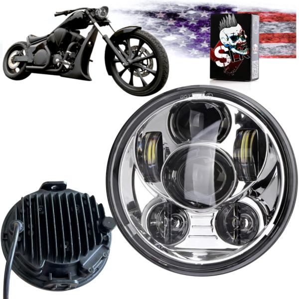 【並行輸入品】 SLK Lights VT1300 フューリー LED デイメーカー クロームヘッド...