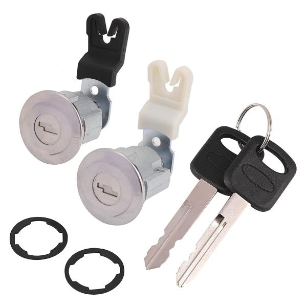 【並行輸入品】 Door Lock Cylinder with Key Set Compatible...