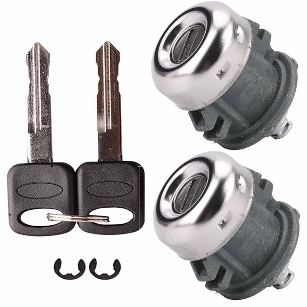 【並行輸入品】 WEYKOS Door Lock Cylinder with Key Set Com...