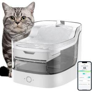 【並行輸入品】 Lefant PF1 Pet Water Fountain Daily Drinking Detection Wireless P