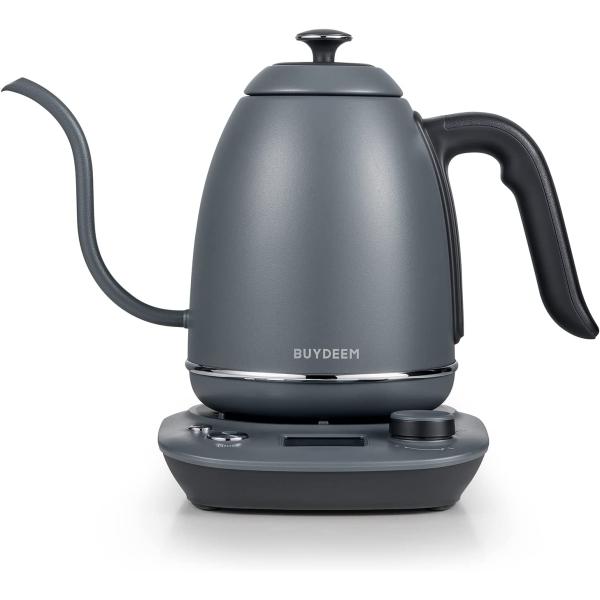 BUYDEEM K821 Electric Gooseneck Kettle with Variab...