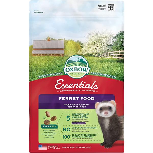 Oxbow Animal Health Essentials Ferret Food - 4 lb　...