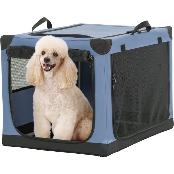 【並行輸入品】 Fabric Dog Crate  Adjustable Fabric Cover ...