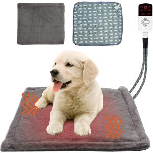 【並行輸入品】 Imboxx Pet Heating Pad Temperature Adjustable Winter Heating Mat f