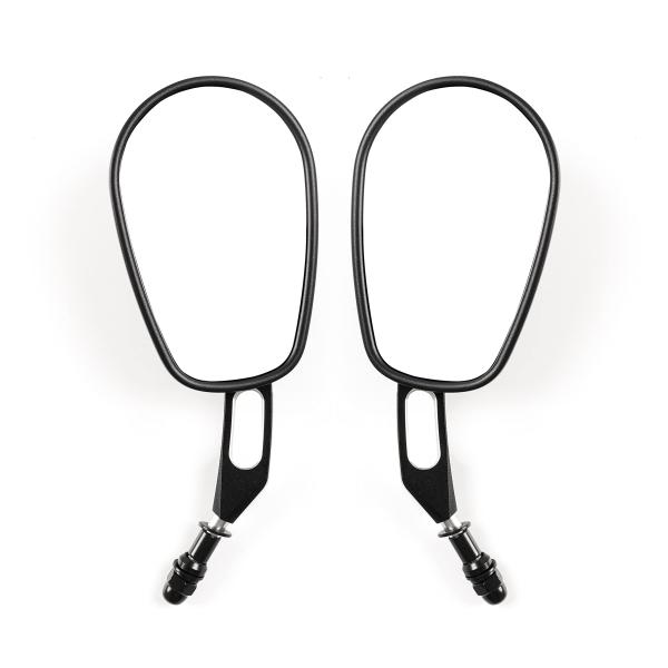 【並行輸入品】 Aoicils ブラック オートバイ バックミラー バックミラー サイドミラー 中空...