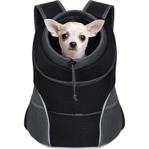 【並行輸入品】 YUDODO ドッグキャリア バックパック ペット ドッグキャリア フロントパック 通気性 ヘッドアウト 反射 安全 暖かい ドッグキ