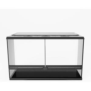 【並行輸入品】 Glass Reptile Tank Terrarium for Reptiles - Width: 25.5 in Depth: