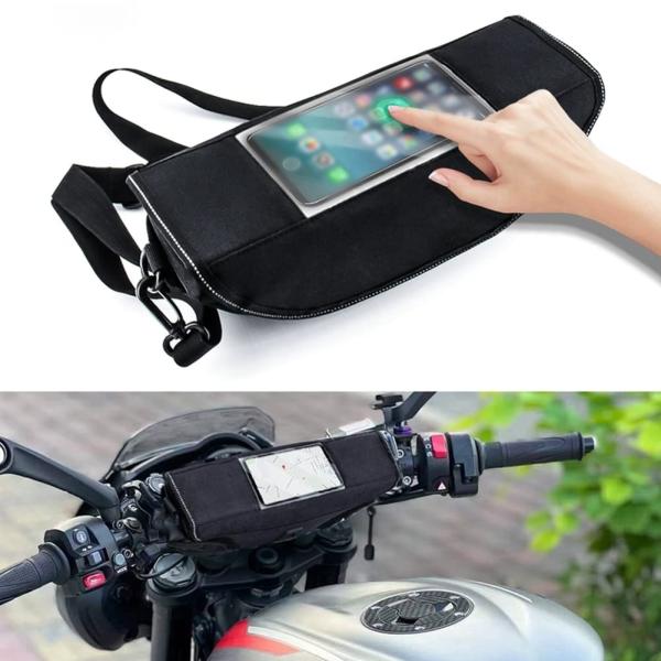【並行輸入品】 OLizee オートバイ用携帯電話バッグ   ハンドルバーストレージ BMW F75...