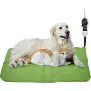 【並行輸入品】 HELLOMOTO Pet Heating Pad 12 Heat Settings Dog Cat Heating Pad wit