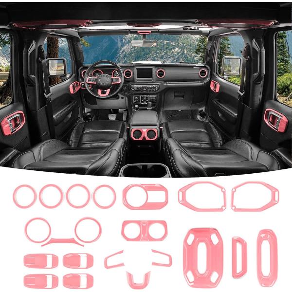 【並行輸入品】 SQQP 21PCS Full Set Interior Trim Kit for ...