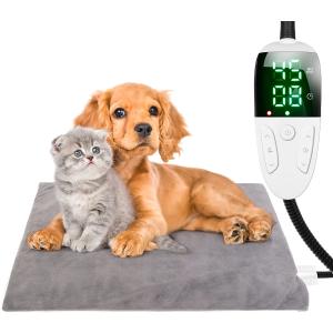 【並行輸入品】 MIU COLOR Pet Heating Pad Temperature Adjustable Cat Heating Pad w