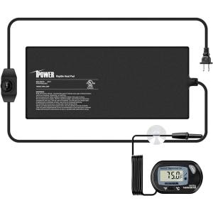 【並行輸入品】 iPower 8 by 18-Inch Reptile Heat Mat with Temperature Adjustable Co