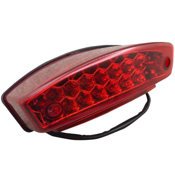 【並行輸入品】 Yecnecty 12V オートバイテールライトユニバーサルバイクアクセサリー LE...