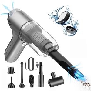 SZUK Wireless Handheld Car Vacuum  Brushless Motor 12000PA Mini Car Vacuum Cleaner High Power Cordless Rechargeable with HEPA Filter and Accessorie｜dep-good-choice