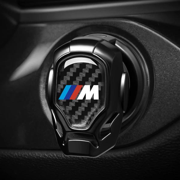 【並行輸入品】 メタルカーエンジンスタートストップボタン 車用プッシュスタートボタンカバー 交換用 ...