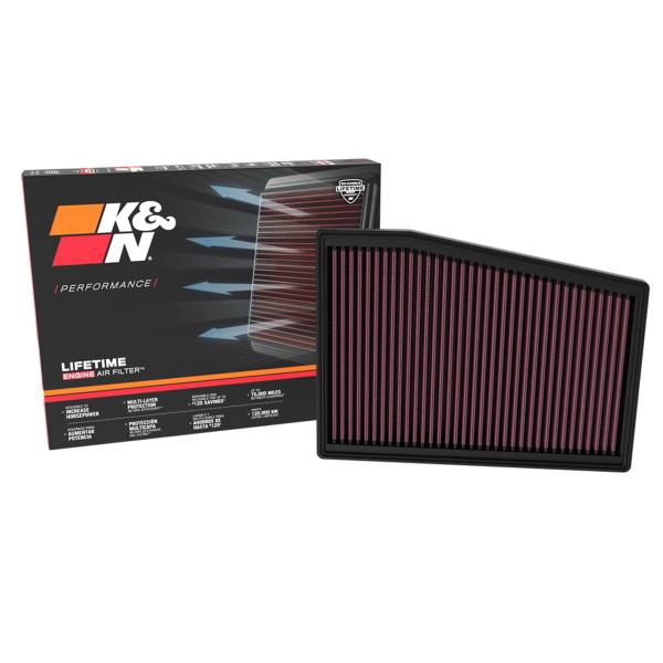 【並行輸入品】【並行輸入品】 K&amp;N エンジンエアフィルター 高性能 プレミアム 洗濯可 交換フィル...