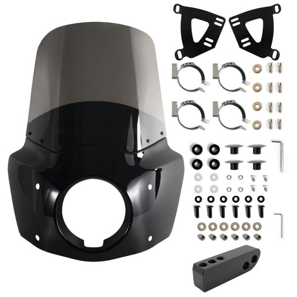 【並行輸入品】 FATECIM オートバイ 5.75インチ ヘッドライトフェアリングカバー 15イン...