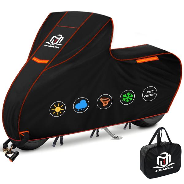 【並行輸入品】 JosMega オートバイカバー | 高耐久PVC | ソフトインナーコットン | ...