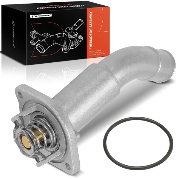【並行輸入品】 A Premium Engine Coolant Thermostat Housin...